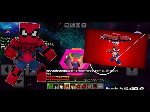 Spider Man In Minecraft (Minecraft Addon Showcase) #games #minecraft #addon #spiderman