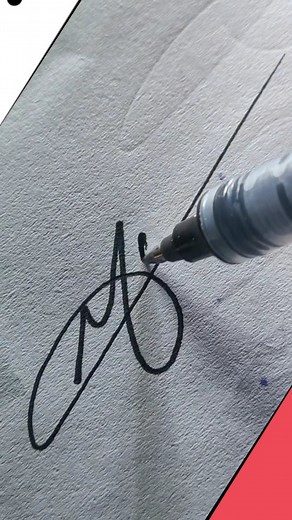 46K views · 1.3K reactions | How to sign the letter M?❤ | Ali Mohsen Saleh | Facebook