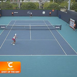 1M views · 6.9K reactions | You just never know! 勞 #ShotoftheDay pres. by CELSIUS #MiamiOpen | WTA | Miami Open | Facebook