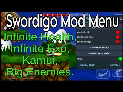 Swordigo Mod Menu v8 | Infinite Health, Kamui, Infinite Experience, Big Enemies | Nevert Mods