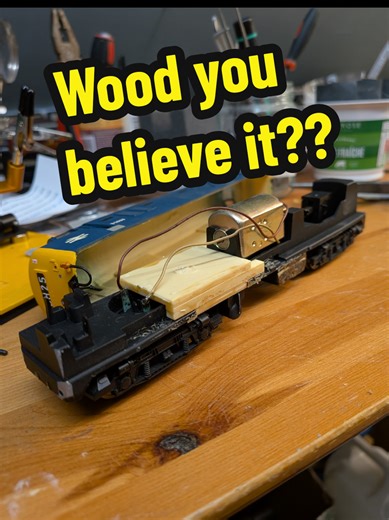 Class 23 Baby Deltic: A Unique Wooden Chassis Modification