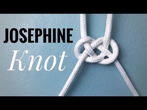 JOSEPHINE KNOT - How to tie a Josephine knot