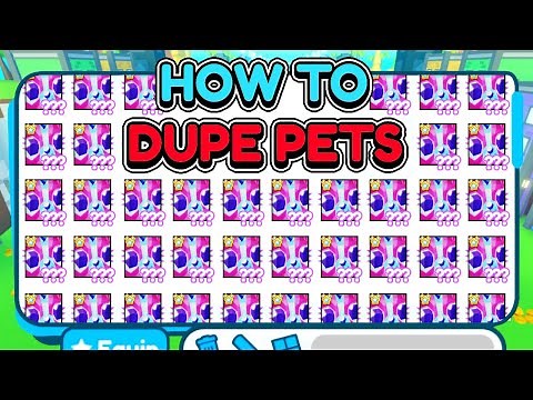 😈*TUTORIAL*🤑HOW TO DUPE PETS IN Pet Simulator X