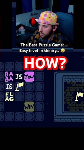The BEST puzzle game, it is only “easy” in Theory Baba is You