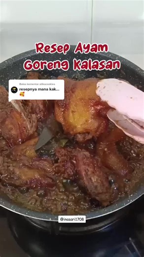 Resep Ayam Goreng Kalasan yang Bikin Nagih