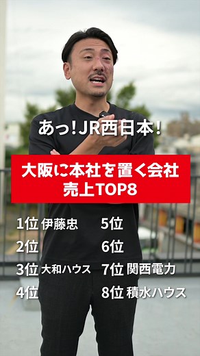 大阪で活躍する企業の売上ランキングを紹介！