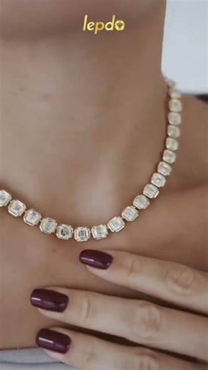 ULTIMATE DIAMOND NECKLACE 💎✨ | TIMELESS BEAUTY & POWERFUL SPARKLE 🔥