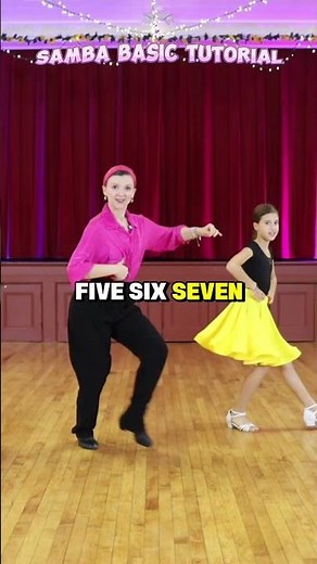 Samba Basic Tutorial #bdk #ballroomdancekids #bdkkids