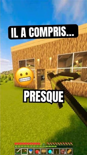 My friend had it all figured out… well, almost 😳 #minecraft #minecraftsurvival