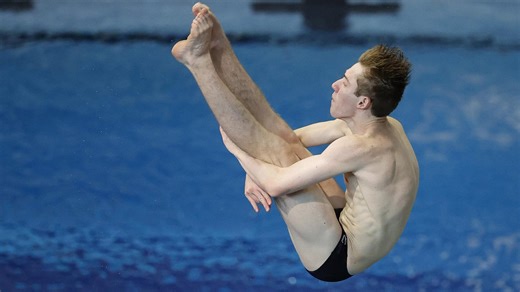 Tyler's dives from the springboard final at Trials