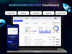 Horizon Recruiters Dashboard – HR System