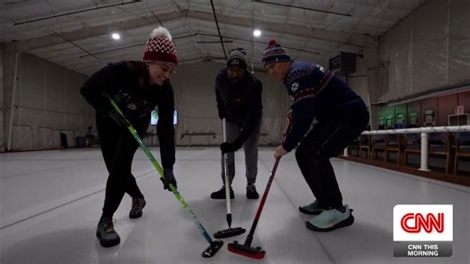 Allison Chinchar gives Victor Blackwell and Coy Wire a crash course in curling