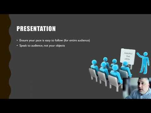 Public speaking demonstration lesson