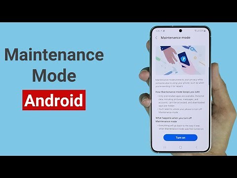 How to Enable or Disable Maintenance Mode on Android