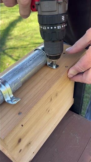 Installing a birdhouse is easier than you think! 🪺 #birds #nesting #birdhouse