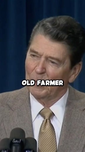 Ronald Reagan TELLS one of his FAMOUS JOKES