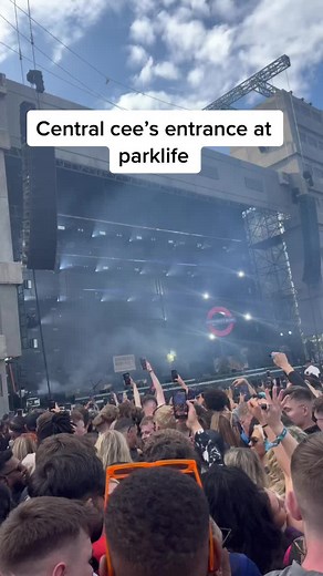 Central Cee Concert 2022 Entrance Experience at Parklife Festival