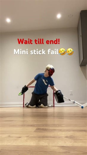 Funny mini stick fail!!🤣🤣