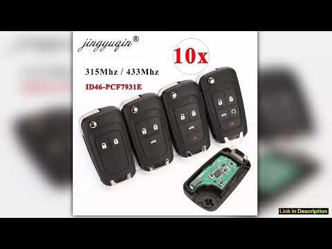 jingyuqin 10pcslot 234 Buttons Remote Control Fob Flip Folding Key For Chevrolet Lova Sail Aveo Cru