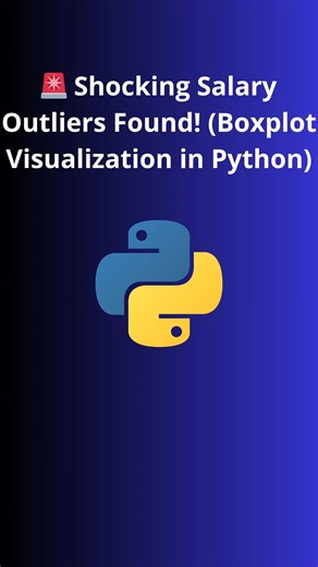 🚨 Shocking Salary Outliers Found! (Boxplot Visualization in Python)