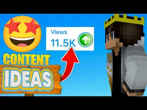 TOP 5 Trending "CONTENT IDEAS" 🤩 For Minecraft YouTubers! 🔥