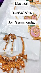 Live alert ⚠️ Please take screenshot and ping us on +919636487314 Join us for Regal experience ❣️❣️ #premiumcollection #premiumjewelry #vanshikajewels #amrapalijewellery #necklaces #earringsoftheday #ringsofinstagram #Indradhanush | Indradhanush Live Shop | Facebook