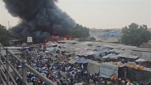 Massive Fire Destroys Konyo Konyo Market in Juba