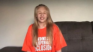 Did you know that 1 out of 5 children is bullied? And children with disabilities are 2 to 3 times more likely to be bullied than their nondisabled peers! These statistics make my heart hurt. While Ruby has never been bullied at school or in our community, we have experienced plenty of bullying online. Fortunately, I am able to protect her from the unkind comments we sometimes receive on social media, but that's not the case for most kids. Whether it's calling names, physically injuring someone o