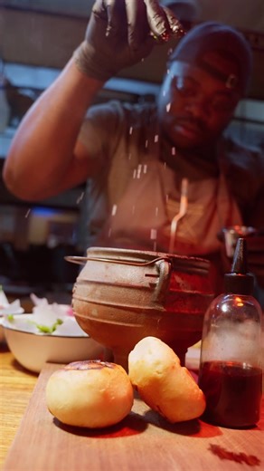 Winter at Veldt calls for deep fires and deeper flavours. Lamb, kudu, and jersey brisket, served in a traditional three-legged pot with a side of roosterkoek. Potjie season is officially open.