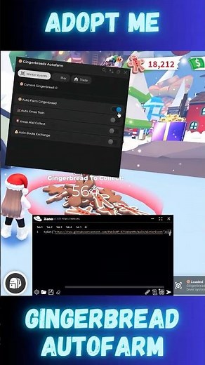 🍪Adopt Me Script | Gingerbreads Autofarm Hack #scriptadoptme #adoptme #adoptmescript #adoptmeroblox