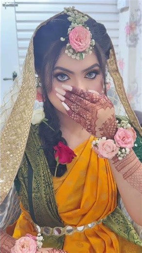 Holud bride🥰🥰🥰