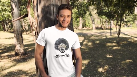 Tbilisi Georgia T Shirt, Kartuli Georgiantee, Georgian Language Shirt - Etsy