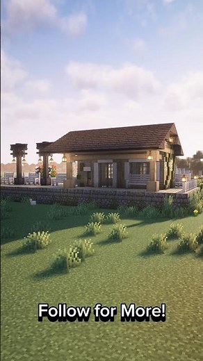 I built beautiful train station for CREATE MOD trains!