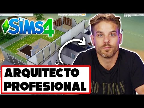 Un arquitecto profesional construye una mansión en 'Los Sims 4' | BuzzFeed Multiplayer en español