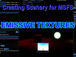 Creating Scenery for MSFS: Emissive Textures