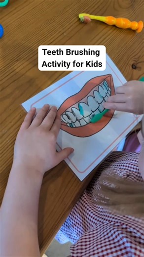 Teach brushing teeth in a fun and engaging way with this simple hack! 🦷🪥 All you need is a whiteboard pen and the sheet in the comments 👇 #classroominspiration #classroomactivities | Twinkl Resources