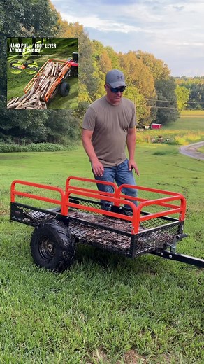 VEVOR 1500 lb ATV Dump Trailer | Heavy Duty Tow-Behind Garden Cart for Lawn Tractors, ATVs & UTVs | Removable Sides | Farm, Hunting & Landscaping SEO Description Need a heavy-duty utility trailer that can handle real work? The VEVOR 1,500 lb ATV dump trailer is built for hauling firewood, mulch, gravel, tools, feed, landscaping materials, hunting gear, and more. Its large 15 cubic foot capacity, removable side rails, and durable steel construction make it a great choice for homeowners, farmers,