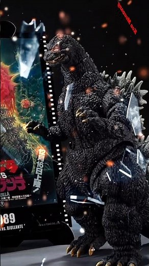 S.H.Monsterarts - Godzilla (1989) "Godzilla vs. Biollante" -Movie Graphic Plus-#new #toys