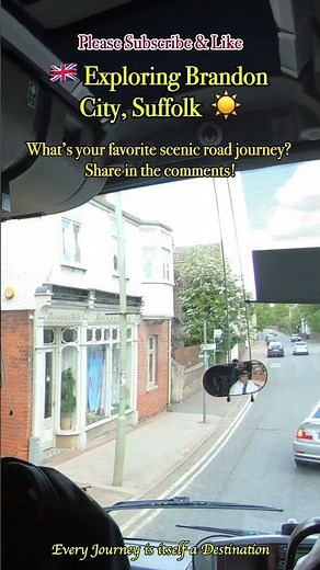 🇬🇧Exploring Brandon, Suffolk: Where History Meets Modern Life #Brandon #england #bustravel #busride