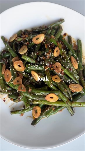 15 min Garlic Soy Glazed Green Beans! #shorts #easyrecipe #food #shortsfeed #shortsvideo