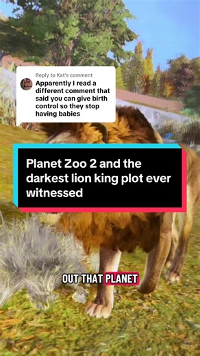 Replying to @Kat Not my lions!!! #planetzoo #planetzoo2 #cozygaming #cozygamer
