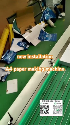 Automatic A4 copy paper making machine #machine #factory