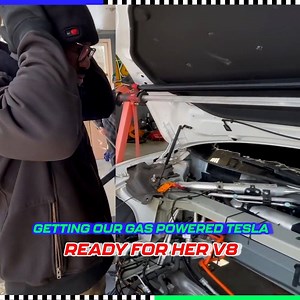 525K views · 1.7K reactions | "You know that Uncle Rich is going to break the internet with the world's first LS and manual swapped Tesla" | Rich Rebuilds | Facebook