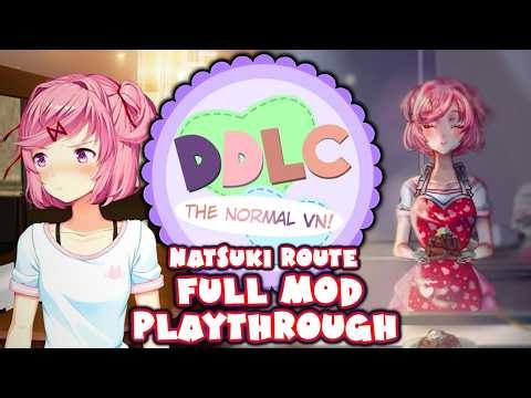 DDLC The Normal VN 1.875 MOD (Full Natsuki Route) [ Full Non Commentary Playthrough ]