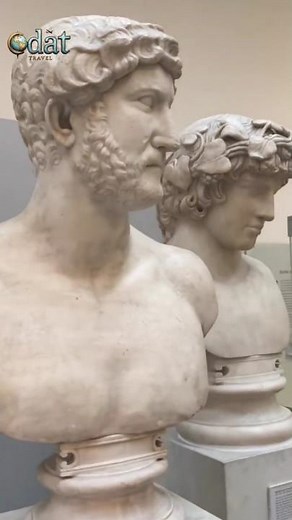 Sculpture(Bust) of Roman Emperor Hadrian & Greek Companion Antinous#Hadrian #antinous #roman #greek