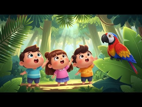 Peek a Boo Jungle Friends 🐒🌴 | Fun Baby Songs & Nursery Rhymes for Toddlers Learning Animals