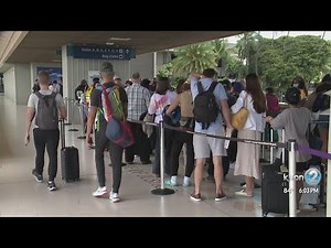 Many stuck in long lines the first day of the vaccine exemption