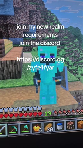 join my new Minecraft realm #realm #bedrock #minecraft #minecraftbedrock