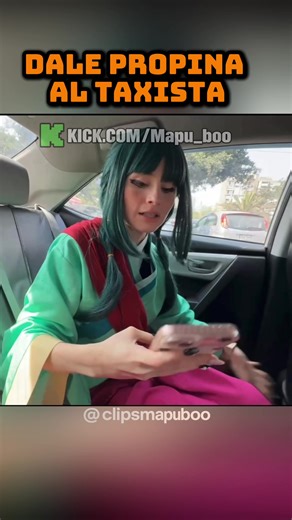 dale propina al taxista @Mapu_boo #paisanajacinta #maomao #clips | maomao scene