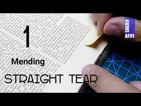 Paper Mending | Episode 1 | Straight tear